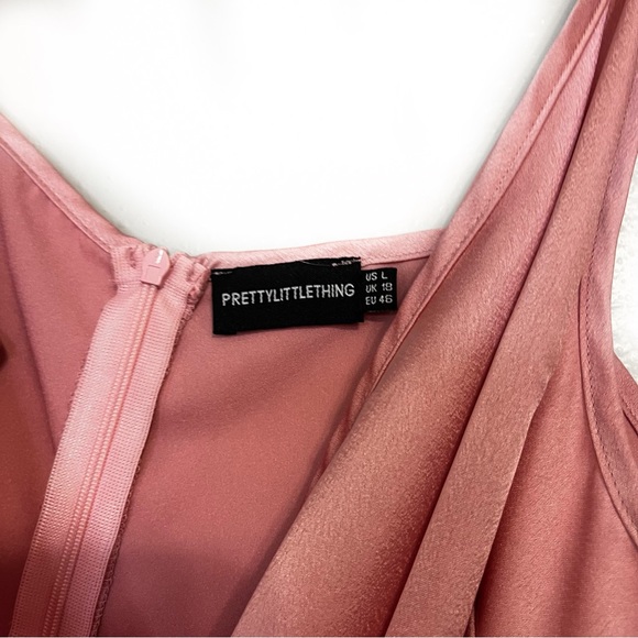 Pretty Little Thing Pink Asymmetrical Dress - Picture 5 of 5